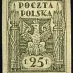 WYDANIE MINISTERSTWA P i T DLA OBSZARÓW BYŁEGO ZABORU PRUSKIEGO I OBSZARÓW CZĘŚCI ZABORU ROSYJSKIEGO PO OKUPACJI NIEMIECKIEJ - Wydanie w walucie markowej