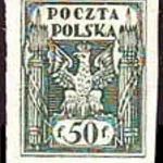 WYDANIE MINISTERSTWA P i T DLA OBSZARÓW BYŁEGO ZABORU PRUSKIEGO I OBSZARÓW CZĘŚCI ZABORU ROSYJSKIEGO PO OKUPACJI NIEMIECKIEJ - Wydanie w walucie markowej