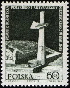 Odsłonięcie pomnika żołnierza polskiego i antyfaszysty niemieckiego w Berlinie