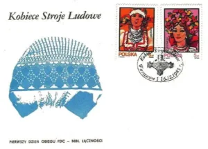 Kobiece stroje ludowe