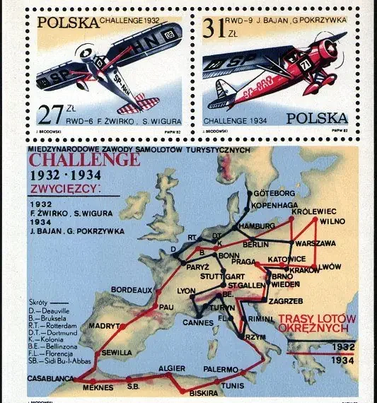50-lecie zwycięstwa polskich lotników - Challenge