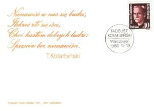 100. Rocznica Urodzin Tadeusza Kotarbińskiego