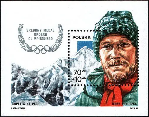 Srebrny medal Orderu Olimpijskiego dla Jerzego Kukuczki