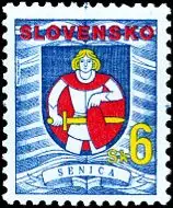 Znaczek obiegowy - Senica