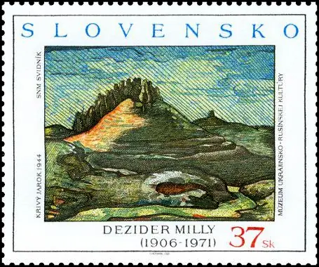 Sztuka - Dezider Milly: Krzywy Jarok, 1944