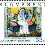 Sztuka - Ján Želibský: Bukiet chryzantem, 1936
