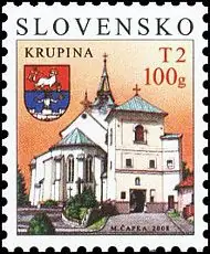 Znaczek obiegowy - Krupina