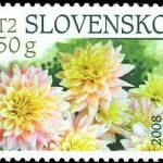 Flora - Dalia - znaczek do personalizacji