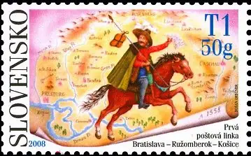 Dzień znaczka - 1. połączenie pocztowe Bratysława – Rużomberok – Koszyce