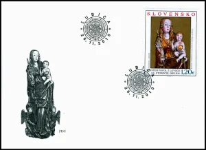 Sztuka - Gotycka Madonna z Ľubicy