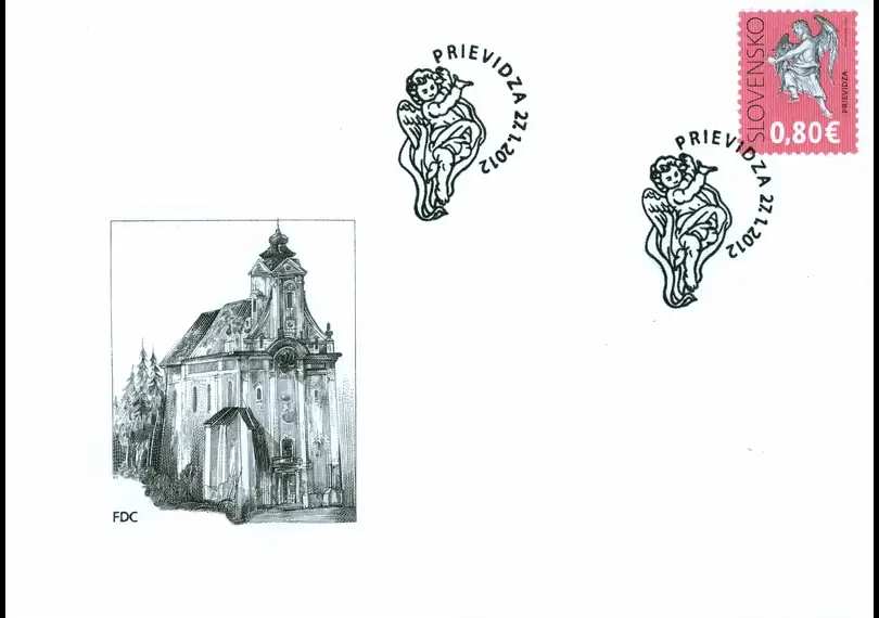 Uzupełnienie serii obiegowej - Dziedzictwo kulturowe Słowacji: Kościół Pijarów w Prievidzy