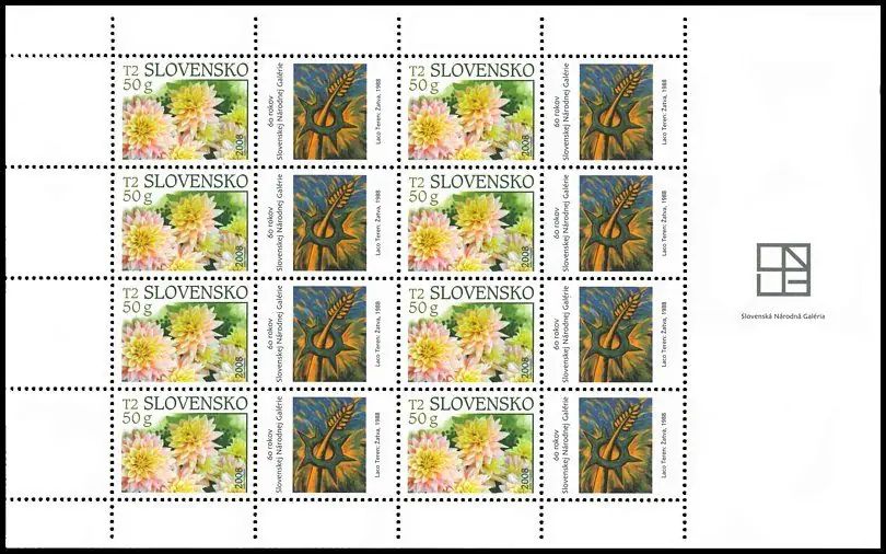 Flora - Dalia - znaczek do personalizacji