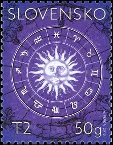 Znaczek z personalizowaną przywieszką - Zodiac