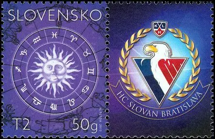 Znaczek z personalizowaną przywieszką - Zodiac