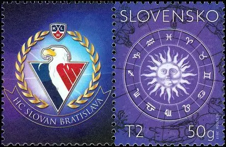 Znaczek z personalizowaną przywieszką - Zodiac