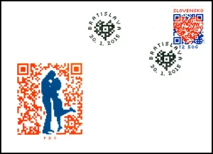 Znaczek z personalizowaną przywieszką - Walentynki