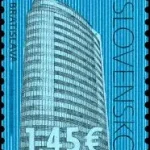 Uzupełnienie serii obiegowej - Dziedzictwo kulturowe Słowacji: VÚB Mlynské nivy, Bratysława