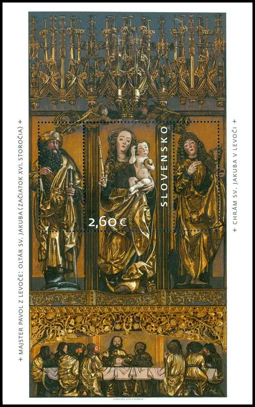 Sztuka: Ołtarz św. Jakub w kościele św. Jakuba Jakub w Lewoczy