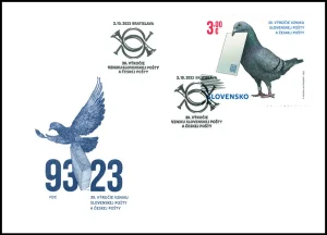 30. rocznica powstania Poczty Czeskiej i Poczty Słowackiej