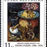 Sztuka Georg Flegel - Śniadanie z jajkami (około 1630)