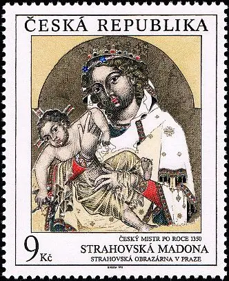 Sztuka „Matka Boska Strahovska” (nieznany czeski artysta z XIV wieku)