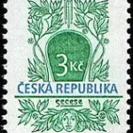 Znaczek obiegowy - Historyczne style architektoniczne - secesyjny