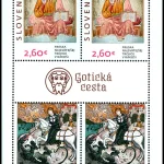 Sztuka - Szlak Gotycki Malowidło ścienne w kościele Świętej Trójcy w Rakoszu Ołtarz w kościele Zwiastowania Najświętszej Marii Panny w Chyžné