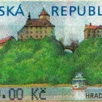 Znaczek do automatów - Zamek Veveří