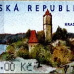 Znaczek do automatów - Zamek Zvíkov