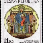 Sztuka - Malarstwo chrześcijańskie Wizerunek Matki Bożej (z 1898 r.)