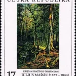 Sztuka - Julius Mařák (1832-1899): Krajobraz z bagnami, 1880