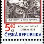 Czeska tradycja produkcji znaczków Znaczek Bohumila Heinza dla dzieci z 1938 r.. (Michel 389-390)