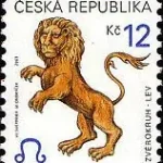 Znaczek obiegowy – znaki zodiaku: Lew