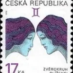 Znaczek obiegowy – znaki zodiaku: Bliźnięta