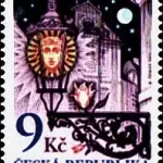 Latarnia na Zamku Praskim – znaczek z dodatkowymi przywieszkami do personalizacji