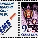 Latarnia na Zamku Praskim – znaczek z dodatkowymi przywieszkami do personalizacji