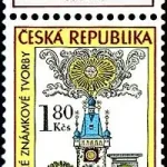 Czeska tradycja produkcji znaczków Znaczek ze znakiem Zielonej Żaby autorstwa Jirí Švengsbíra (1970)