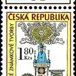 Czeska tradycja produkcji znaczków Znaczek ze znakiem Zielonej Żaby autorstwa Jirí Švengsbíra (1970)