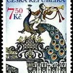 Brama z pawiem - znaczek z dodatkowymi przywieszkami do personalizacji