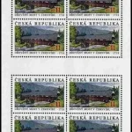 Piękno naszego kraju Drewniany most nad rzeką Svratka