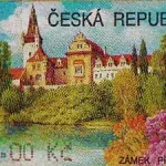 Znaczek do automatów - Zamek Průhonice