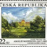 Sztuka - Amálie Mánesová (1817-1883): Zamek Vrbicany, 1846