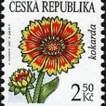 Znaczek obiegowy – kwiaty: Gailardia