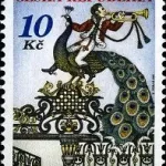 Brama z pawiem - znaczek z dodatkowymi przywieszkami do personalizacji