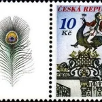 Brama z pawiem - znaczek z dodatkowymi przywieszkami do personalizacji