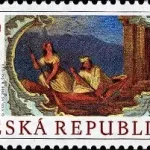 Światowa Wystawa Znaczków PRAGA 2008 J.Navrátil: Mural w Muzeum Poczty w Pradze