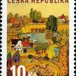 Letni dzień - znaczek z dodatkowymi przywieszkami do personalizacji