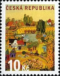 Letni dzień - znaczek z dodatkowymi przywieszkami do personalizacji