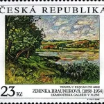Sztuka - Zdenka Braunerová (1858-1934): Wełtawa koło Klecan, 1885