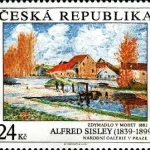 Sztuka - Śluza kanałowa w Moret, Alfred Sisley (1882)